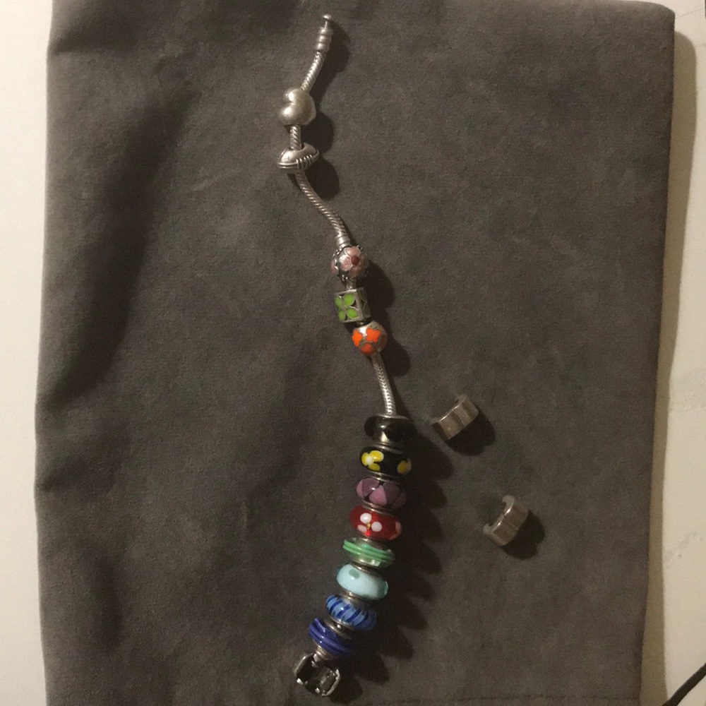 Pandora bracelet and beads